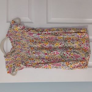 Old Navy sleeveless floral print blouse size xsmall